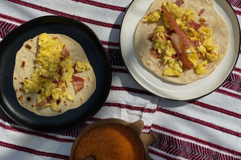Austin-Style Papa con Huevo Breakfast Tacos