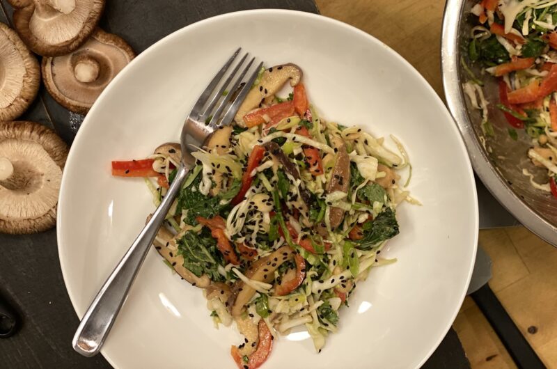 Shiitake Sesame Slaw